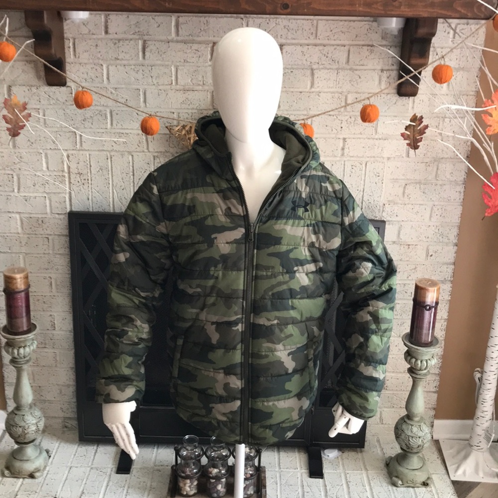 Under Armour Boys Camo Reversible Jacket YXL
